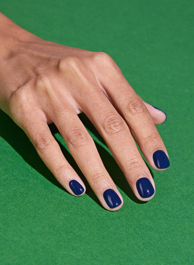 اوهورا شرائط جل الأظافر شبه المعالجة من أوهورا (أزرق ملكي) - أزرق، لون موحد، متوافقة مع جميع مصابيح الأشعة فوق البنفسجية/LED، بجودة صالونات التجميل، تدوم طويلاً، سهلة الاستخدام والإزالة - تتضمن قطعتين لتحضير الأظافر، ومبرد أظافر، وعصا خشبية - Image 4